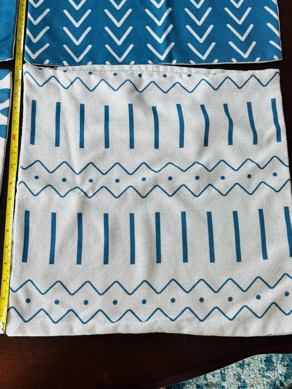 Blue & White Home Sweet Home Decorative Pillow Covers Set